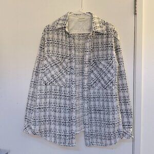 Charlie Luciano Unisex Tweed Overshirt Size XS